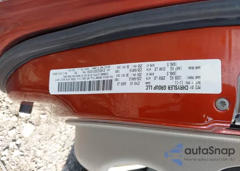 2012 Dodge Grand Caravan Sxt z USA, uszkodzony, nr VIN 2C4RDGCG9CR195250